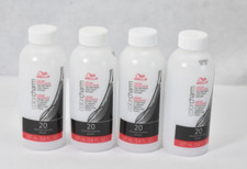 Lot of 4 Wella Color Charm Cream Developer 20 Volume 107mL Liquid Bottle