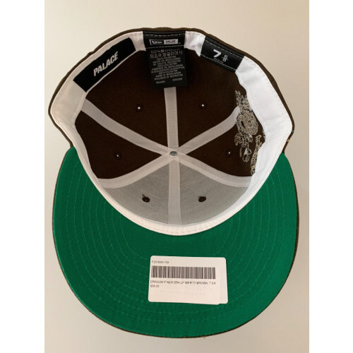 Palace Skateboards x NEW ERA Cap PALACE DRAGON Size:7 5/8 Brown 
