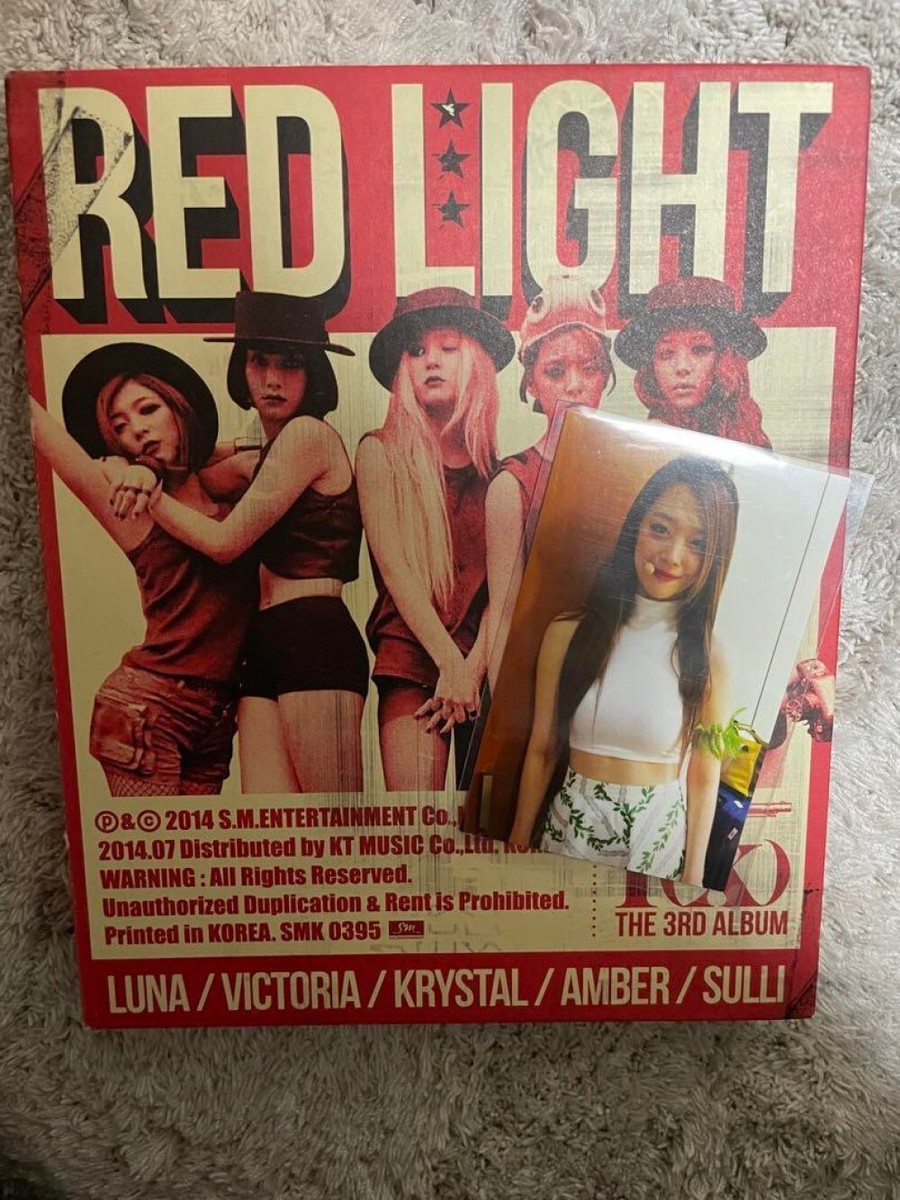 F(x) RED LIGHT CD Soluri Trading Card Used | eBay