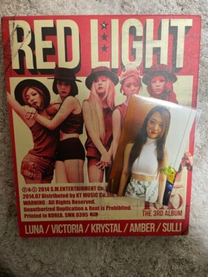 F(x) RED LIGHT CD ソルリトレカ F(x) RED LIGHT CD Soluri Trading Card Used | eBay