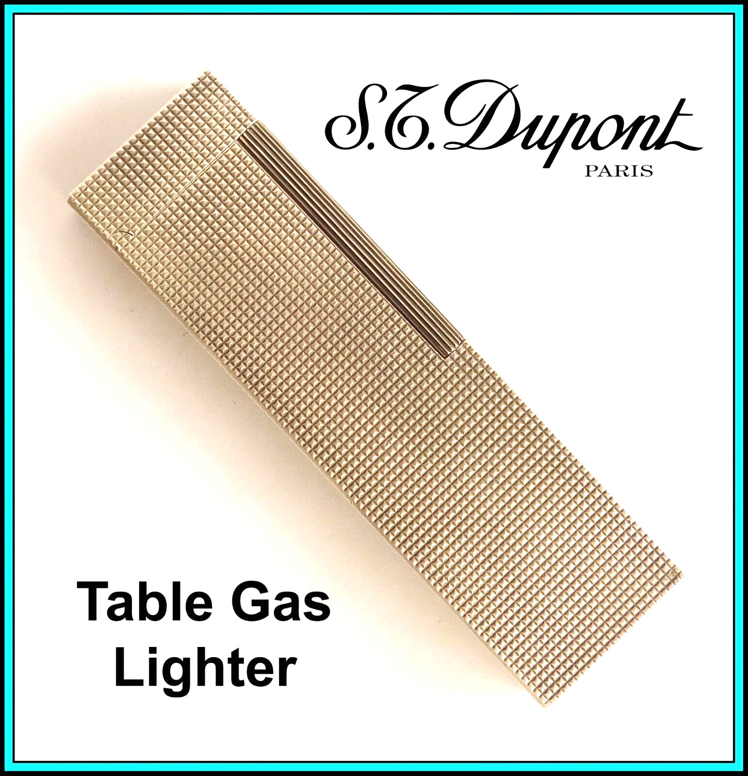 / Briquet Line 1 - Silver Plated /  Just Serviced
