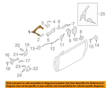 HYUNDAI OEM 2016 Genesis Coupe Door Lock Hardware-Handle, Outside 826512M210YW6