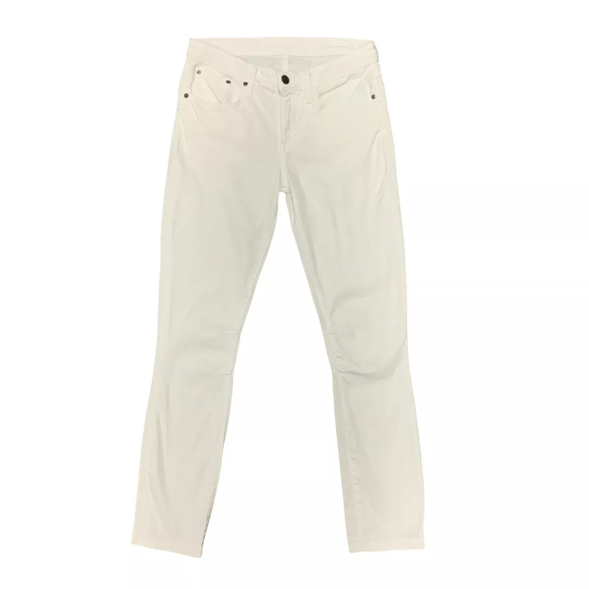 White stretch skinny jeans 2025