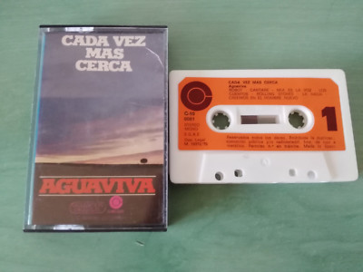 AGUAVIVA CADA VEZ MAS CERCA 1979 SPAIN EDITION - CINTA TAPE CASSETTE - AG