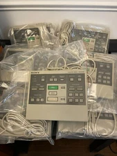 SONY Color Video Printer Wired Remote lot of 9 Great shape