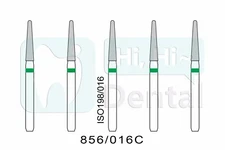 Dental Diamond Burs FG Round End Taper 856/016C Coarse Grit High Speed 25Pcs