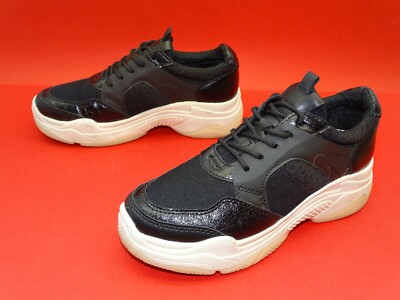 S.Oliver Damen Schuhe Sneaker Laufschuhe Turnschuhe schwarz Gr.37