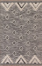 Geometric Kilim-Moroccan Tribal Area Rug 5x7 ...