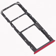 Plateau SIM Compatible Pour Realme 5 Rouge Carte SD Latéral Pièce de Rechange