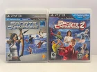Sports Champions 1&2  (PlayStation 3, PS3) Complete w/Man Tested