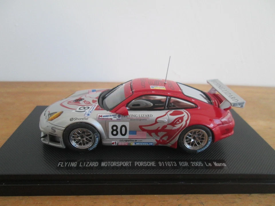 Flying Lizard Motorsport Porsche 911 GT3 RSR 2005 Le Mans - 1/43 Ebbro - Image 4 of 4