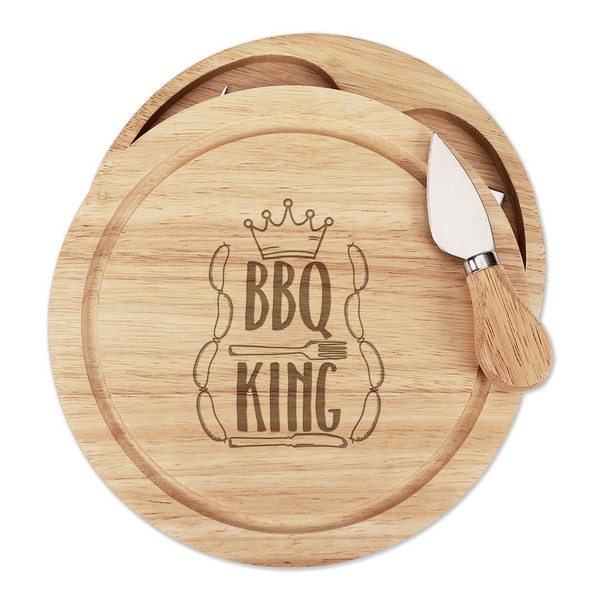 Bbq King KäSebrett Messer Set Lustig Dad Des Vaters Tag-image