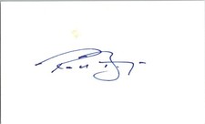 1990's -Russell Branyan- Signed/Autograph/Auto Index Card Cleveland Indians MLB