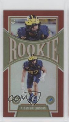 2022 Legacy Premium Edition Mini Ruby 49/50 Aidan Hutchinson #148 Rookie RC 0i0h