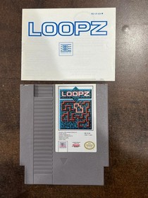 Loopz Nintendo NES Complete CIB- Minty!!