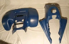 Suzuki Quadracer LT250r Maier Plastics Fender Set front / rear Blue