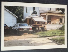 art postcard John Salt 1991  painting OK Harris gallery invitation NYC