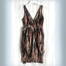 H&M multicolor mini dress, sleeveless, size 2, fits size XS