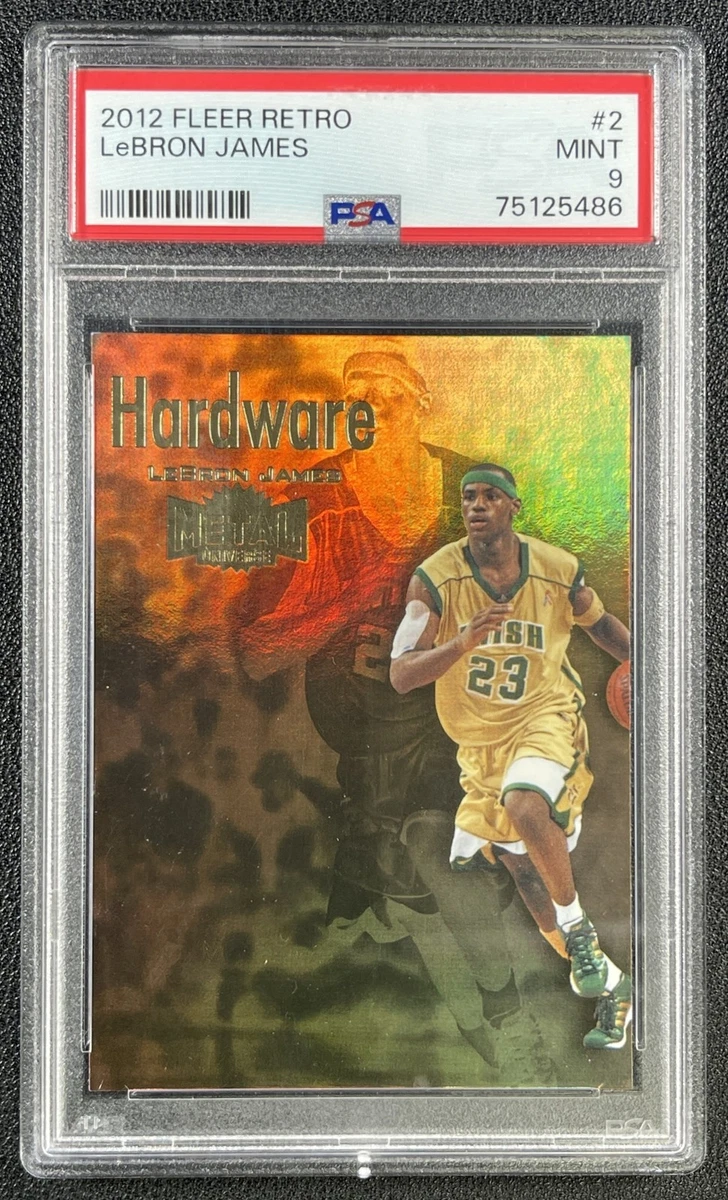 fleer retroレブロンジェームズ noyz boyz nba カード Fleer LeBron James 9 Graded Basketball Sports Trading Cards