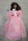 Vintage 1990 Barbie Happy Birthday African American Doll Pink Dress Mattel 9561