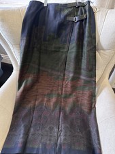 Vintage Ralph Lauren Castle Countryside Wrap Skirt Size 4 Old Money style