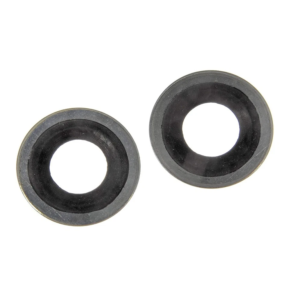 Junta de tapón de drenaje para Chevy Beretta/Cavalier 1994 1995 | 2 piezas | Metal/caucho Foto 2 de 4