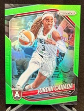 2025 Panini Prizm WNBA Jordin Canada #120 Atlanta Dream Lime Green Prizm /225