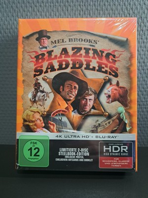 Blazing Saddles 4k Steelbook Collectors  Edition Blu Ray
