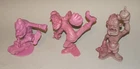 ORIGINAL 1963 LOUIS MARX CO. NUTTY MADS PLASTIC TOY FIGURES LOT OF THREE (INV01)