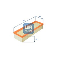 Ufi Luftfilter 30.186.00 Filtereinsatz FüR 301 1007 CitroËN Partner Peugeot Sw 1