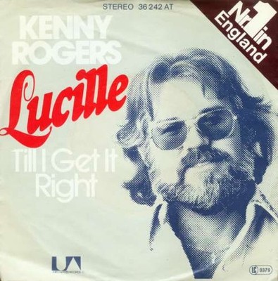 Kenny Rogers - Lucille 7'' Single RP Vinyl Rock,Folk, World, & Country 70059