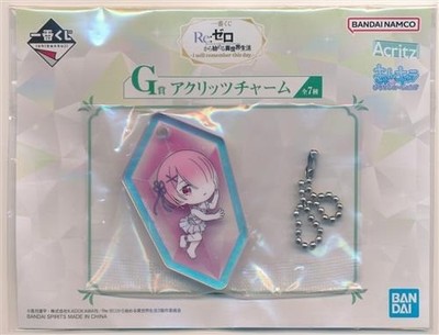 Furyu Re:Zero Starting Life in Another World G Prize Acryl Charm Rem Anime