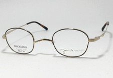 John Lennon Oval Eyewear Glasses Frame JL-1132 c.1 Brown Gold 41 24-143 w/Case