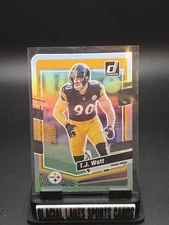 2023 Donruss T.J. Watt Press Proof Silver Die Cut #25/75 Steelers