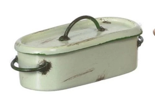 Dollhouse Miniature Beige Fish Poacher by Falcon Miniatures - Image 1 of 1