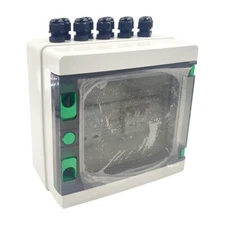 Solar PV Combiner Box Plastic 30A 2 string 500DC NEW Circuit Breaker Solar Panel