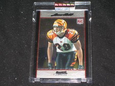 LEON HALL BENGALS ROOKIE 2007 BOWMAN BC109 AUTHENTIC FOOTBALL INSERT CARD /1079