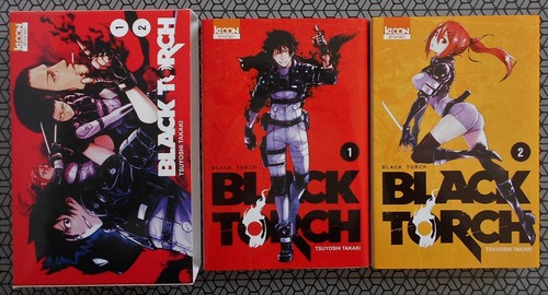 COFFRET de 2 MANGA BLACK TORCH Tome 1 & 2 TSUYOSHI TAKAKI VF SHÔNEN KI