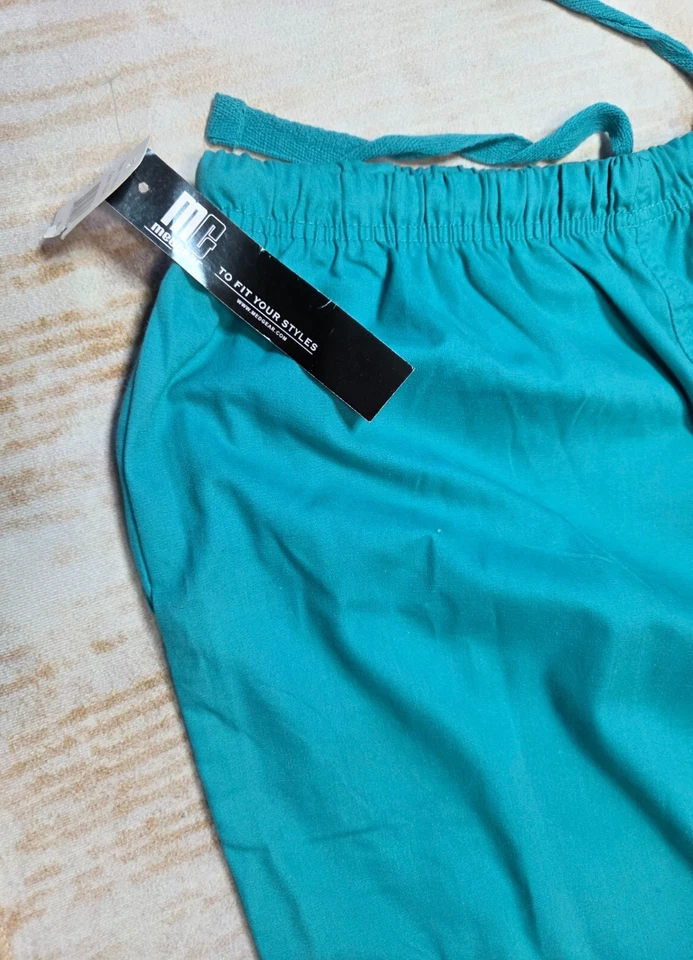 Pantalones Médicos Medgear Mujer Verde Azulado Talla XL Nuevos Con Etiquetas Foto 3 de 4