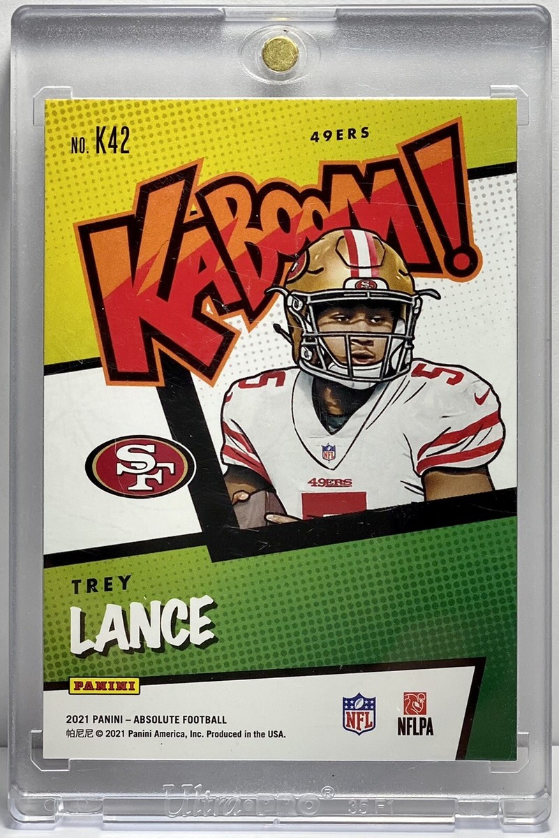 2021 Panini Absolute NFL Trey Lance Kaboom! Kaboom SP Rookie 2021 Panini Absolute NFL Trey Lance Kaboom! Kaboom SP Rookie