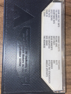 Burning Ambitions Of Punk by Various Artists Cassette Tape Volume