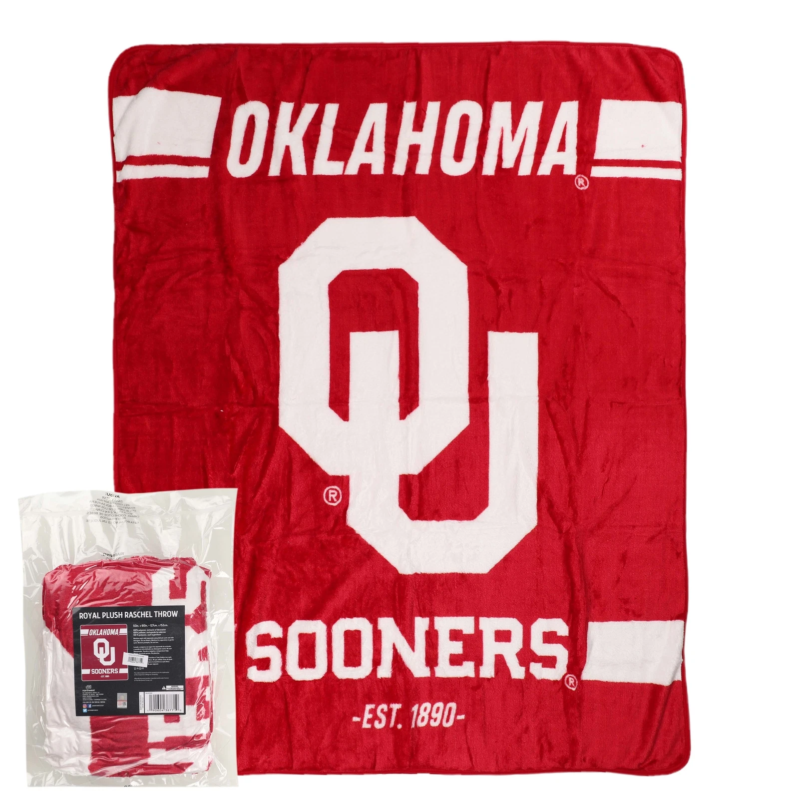 Oklahoma Sooners Legion Raschel Throw, Christmas Gift