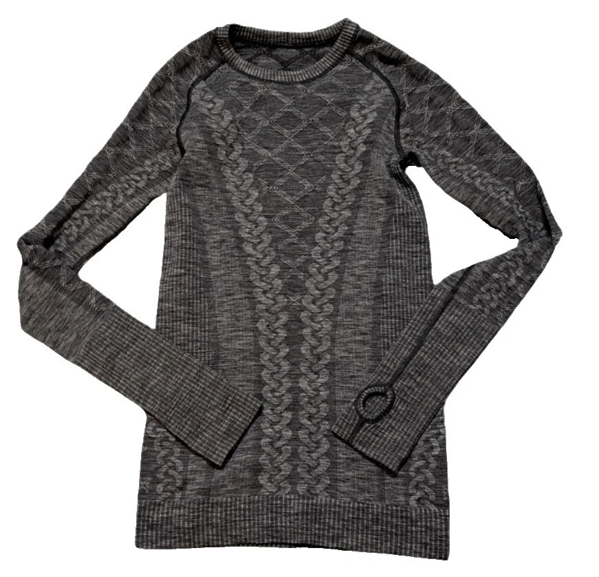 Spandex geométrico Lululemon Activewear Tops para mujer