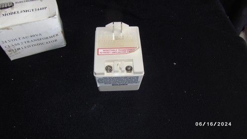 MG Electronics MGT2440P 24VAC Class 2 Transformer 40VA With Led Protected. NEW! - Picture 3 of 3