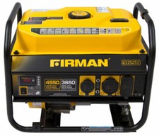Firman P03601 Gas Powered Portable Generator - 3650W