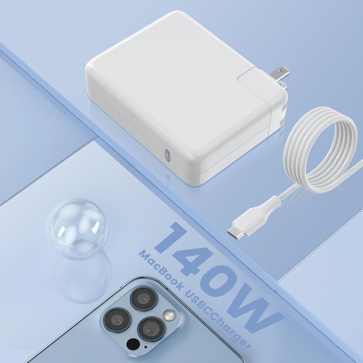 140W AC Power Adapter USB C Charger for Apple MacBook Pro 16