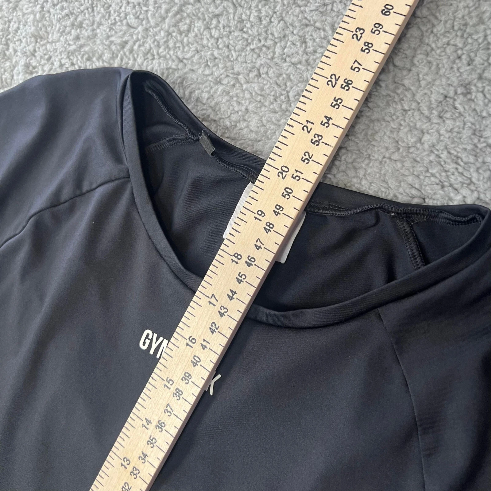 gymshark euphoria long sleeve cut out back shirt