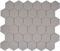 Keramikmosaik Hellgrau Fliesenspiegel KüChe Dusche 11B-0203-R10 | 10Mosaikmatten