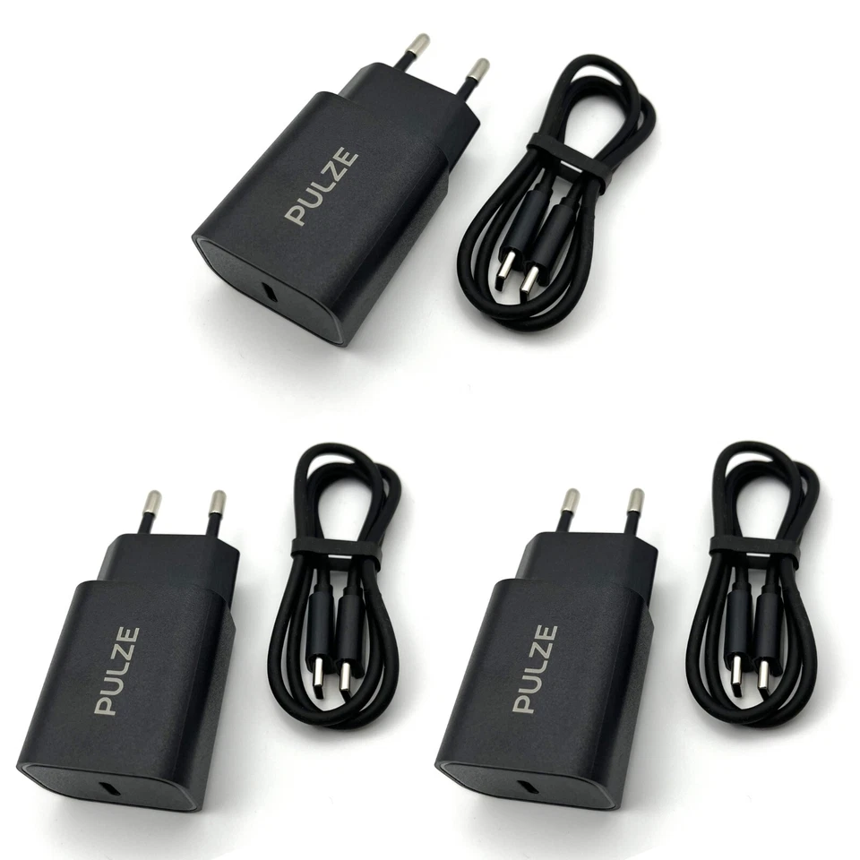 I! 10x 15W USB C Netzteil 10x 50cm Ladekabel Schnell Ladegerät für Handy Smartphone