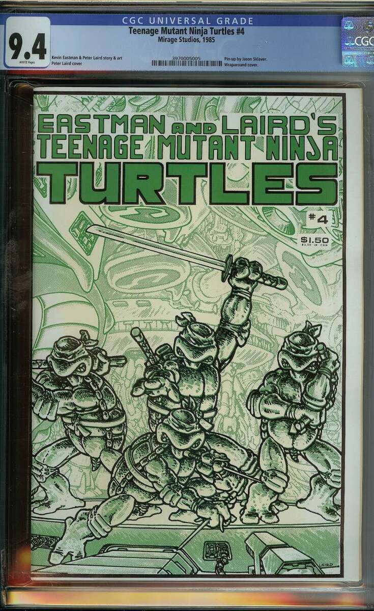 TEENAGE MUTANT NINJA TURTLES #4 CGC 9.4 WHITE PAGES